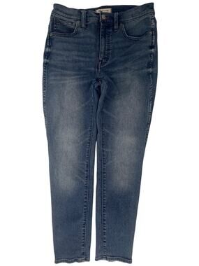Madewell 10-Inch High-Rise Skinny Crop Jeans Women's 28 Horne Wash